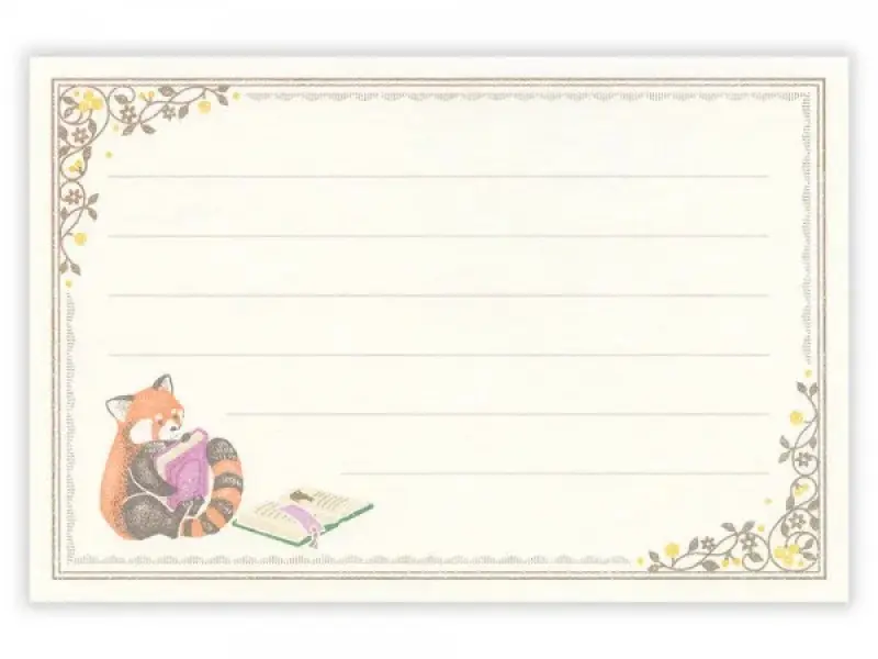 Pre-Order NB Co. Mini Letter Set RESSA Books- Red Panda