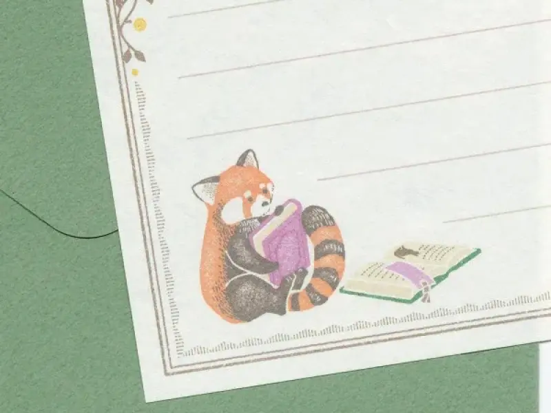 Pre-Order NB Co. Mini Letter Set RESSA Books- Red Panda