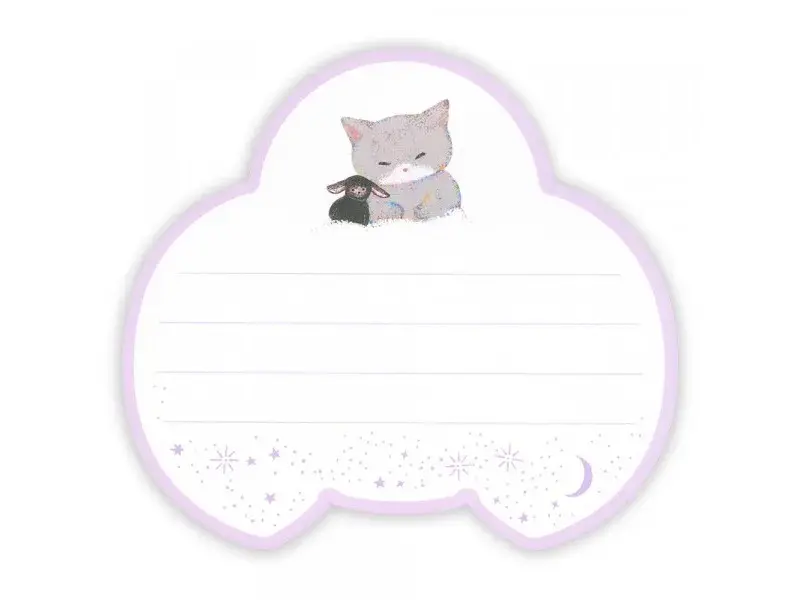 Pre-Order NB Co. Okurumi Mini Letter - Pink Cat