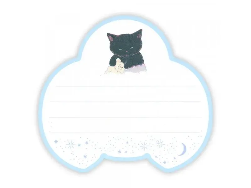 Pre-Order NB Co. Okurumi Mini Letter - Blue Cat