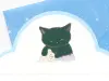 Pre-Order NB Co. Okurumi Mini Letter - Blue Cat