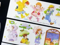 My Heart Studio Washi Tape Sample - Dancing In The Rain