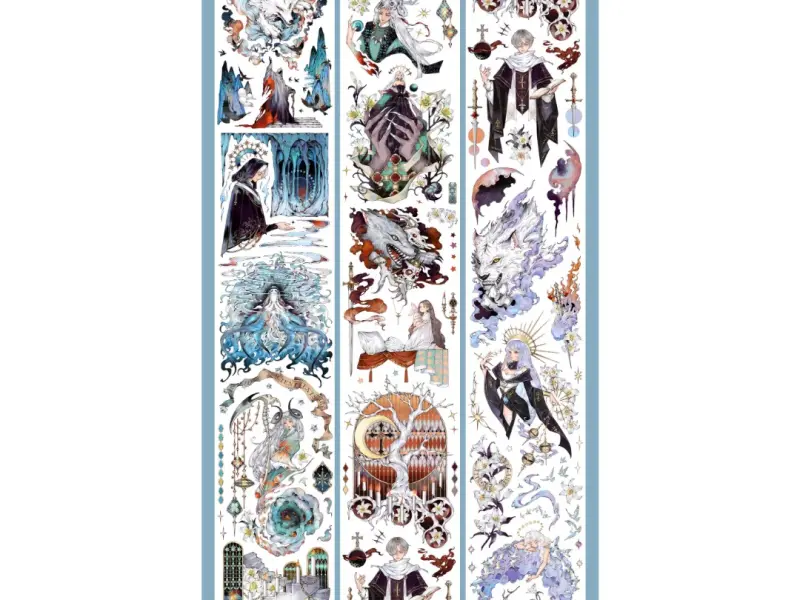My Heart Studio Washi Tape Sample - Silent Festival
