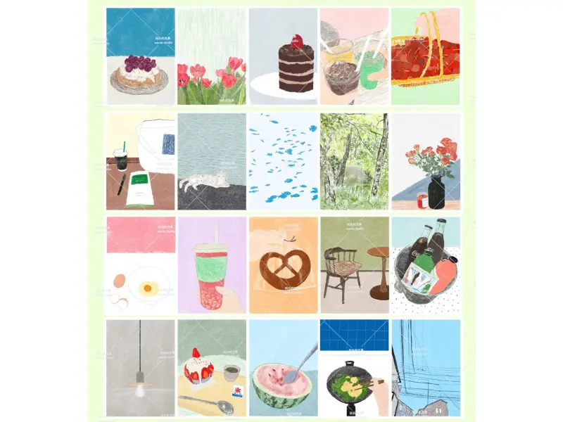 Pre-Order Wanle Studio Kiss-Cut Writable Paper Tape - Spring And Summer Days