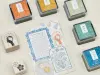 Pre-Order Shachihata Iromoyo Mini Ink Pad - Tumeric Yellow