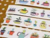 Pre-Order Wanle Studio Kiss-Cut Washi Tape - Mini Potted Plant