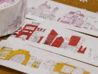 Pre-Order Wanle Studio Washi Tape With Release Paper - House Shapes