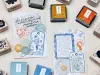 Pre-Order Shachihata Iromoyo Mini Ink Pad - Tumeric Yellow