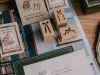 Pre-Order Meow Illustration Wooden Rubber Stamp Set - Moonlight Hall
