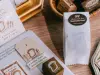 Pre-Order Meow Illustration Wooden Rubber Stamp - A Piece Of Bread
