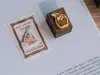 Pre-Order Meow Illustration Wooden Rubber Stamp - Cherry Cup Cake