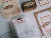 Pre-Order Meow Illustration Wooden Rubber Stamp - Baked Sourdough