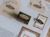 Pre-Order Meow Illustration Wooden Rubber Stamp - Baked Sourdough