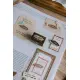 Pre-Order Meow Illustration Wooden Rubber Stamp - Baked Sourdough