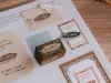 Pre-Order Meow Illustration Wooden Rubber Stamp - Baked Sourdough