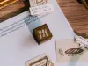 Pre-Order Meow Illustration Wooden Rubber Stamp - Fork Knife Spoon