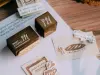 Pre-Order Meow Illustration Wooden Rubber Stamp - Fork Knife Spoon