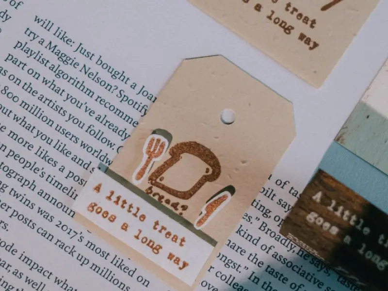 Pre-Order Meow Illustration Wooden Rubber Stamp - A Little Treat