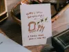 Pre-Order Meow Illustration Wooden Rubber Stamp - A Little Treat
