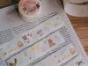 Pre-Order Meow Illustration Sunny Corner of The Forest Japanese Washi Tape With Kisscut
