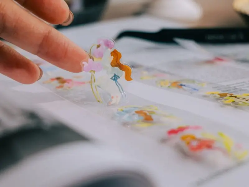 Pre-Order Meow Illustration Whispers in the Flower Field Glossy PET tape with Kisscut