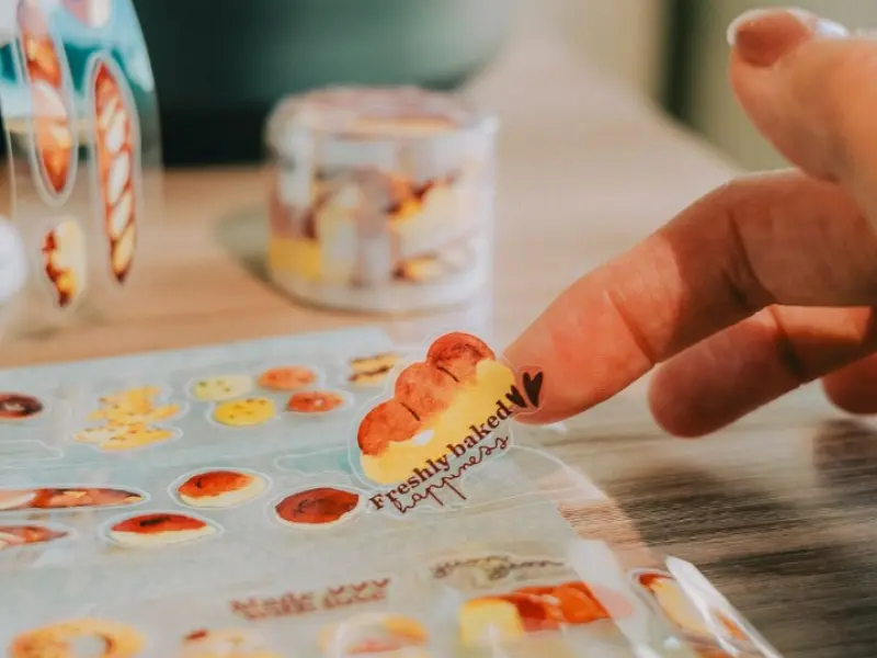 Pre-Order Meow Illustration Melting Moments Glossy PET Tape With Kisscut