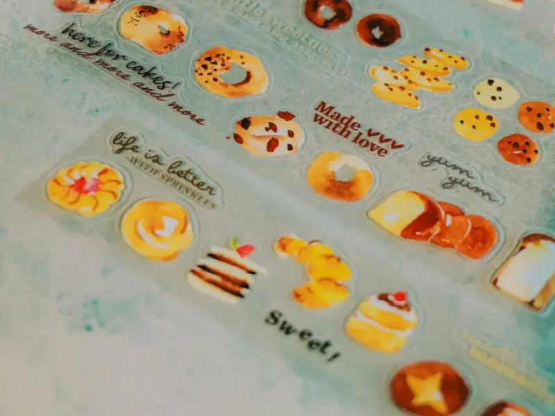 Pre-Order Meow Illustration Melting Moments Glossy PET Tape With Kisscut
