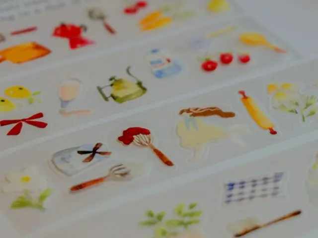 Pre-Order Meow Illustration A Day at the Bakery Glossy PET Tape With Kisscut