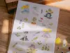 Pre-Order Meow Illustration Stationery Fairy 1 Clear PET Stickers