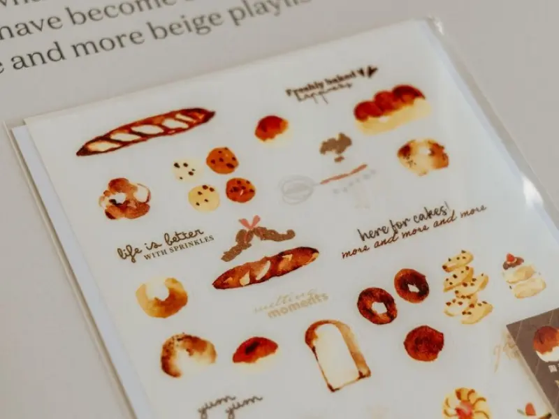 Pre-Order Meow Illustration Melting Moments Washi Stickers