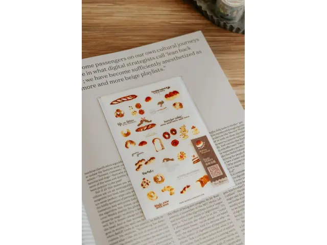 Meow Illustration Melting Moments Washi Stickers