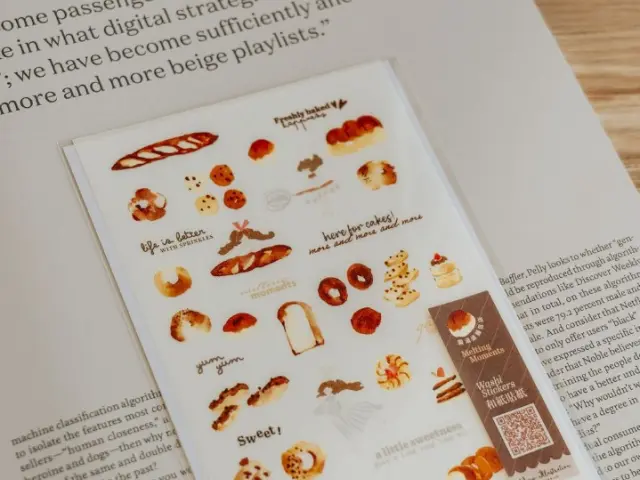 Pre-Order Meow Illustration Melting Moments Washi Stickers