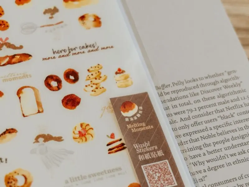 Pre-Order Meow Illustration Melting Moments Washi Stickers