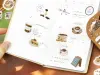 Pre-Order BGM Sticker Flakes Petit Story - Cafe