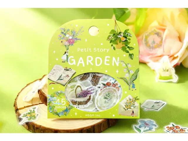 BGM Sticker Flakes Petit Story - Garden