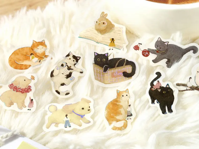 Pre-Order BGM Sticker Flakes Petit Story - Animal