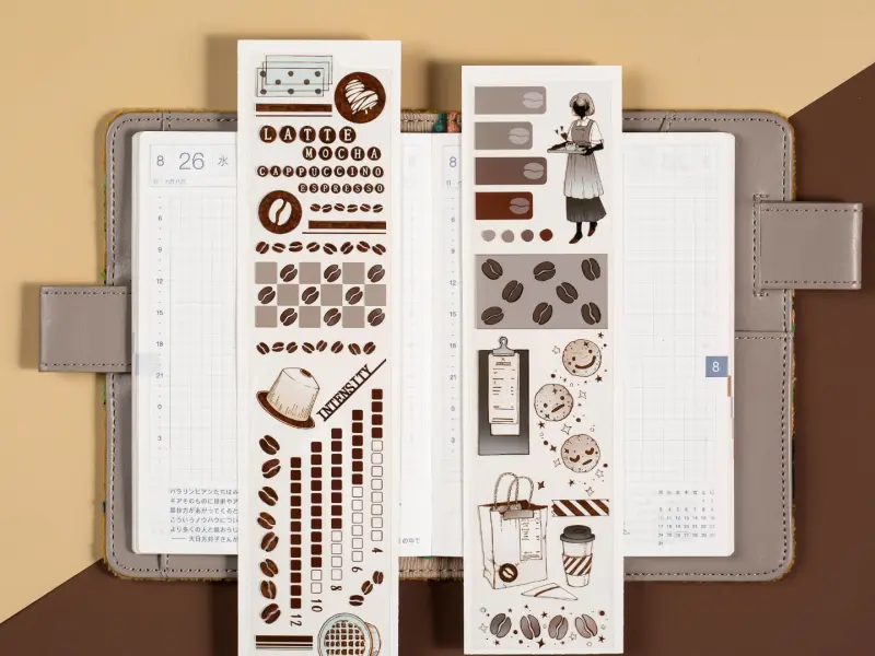 Reco Studio Washi Tape Sample - Coffee