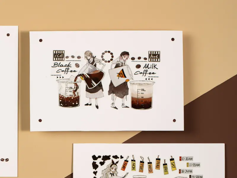 Reco Studio Washi Tape Sample - Tea Lab