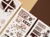 Reco Studio Washi Tape Sample - Coffee