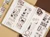 Reco Studio Washi Tape Sample - Coffee