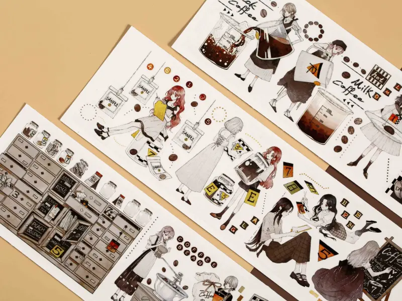 Reco Studio Washi Tape Sample - Tea Lab