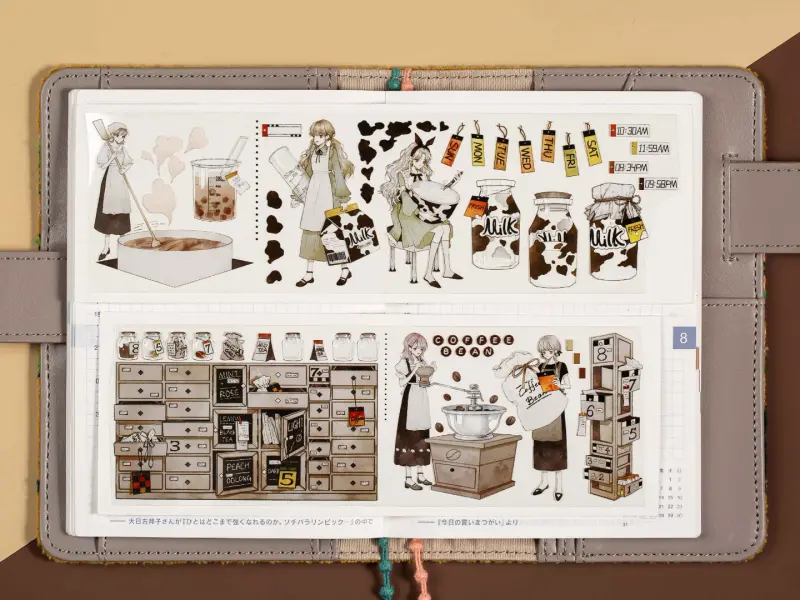 Reco Studio Washi Tape Sample - Tea Lab