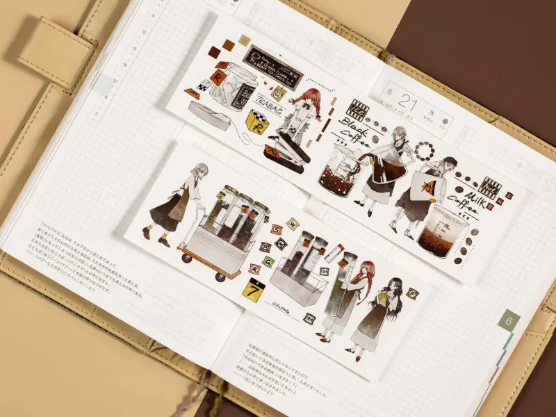 Reco Studio Washi Tape Sample - Tea Lab