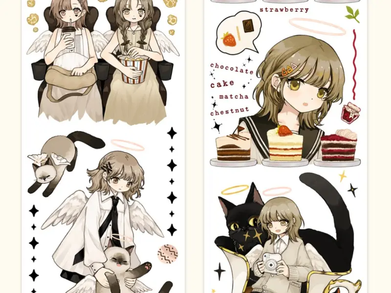 Reco Studio Washi Tape Sample - Sweet Dream Angel
