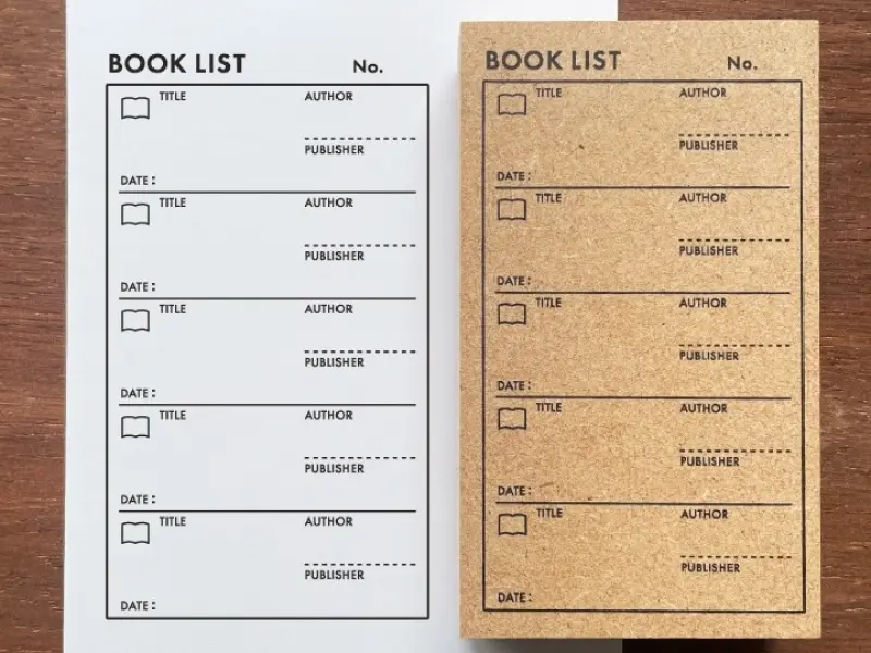 Pre-Order Stamp Marche List Stamp - Book List