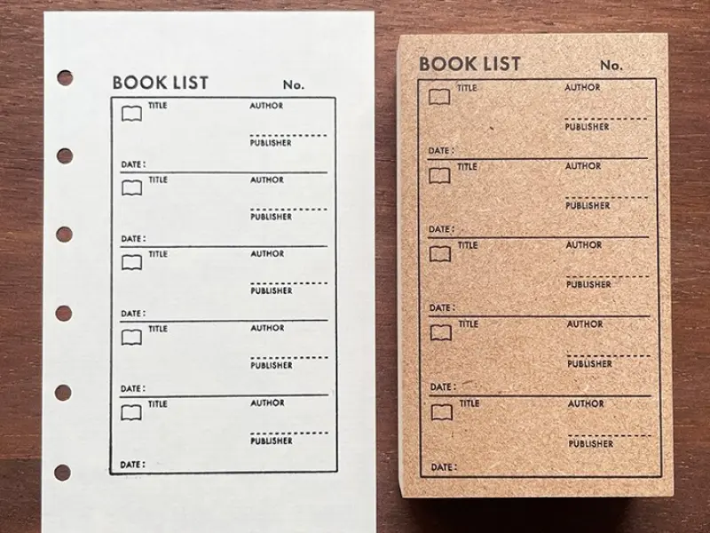 Pre-Order Stamp Marche List Stamp - Book List