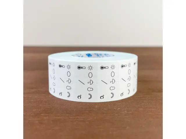 Stamp Marche Label Sticker Roll - Weather & Temperature