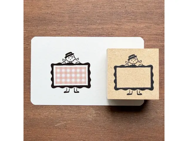 Stamp Marche Label Companion Stamp - Frame Girl