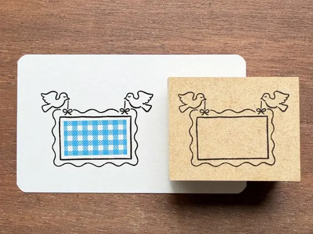 Pre-Order Stamp Marche Label Companion Stamp - Bird Frame