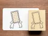 Pre-Order Stamp Marche Label Companion Stamp - Bear Frame
